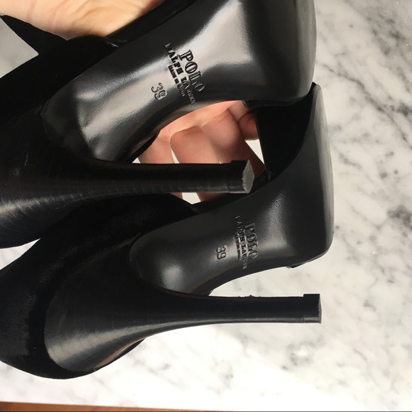 Polo Ralph Lauren Raleigh Peep Toe Pumps - Picture 8 of 11